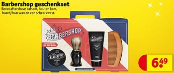 Promoties Barbershop geschenkset - Barber Shop - Geldig van 19/12/2023 tot 24/12/2023 bij Kruidvat