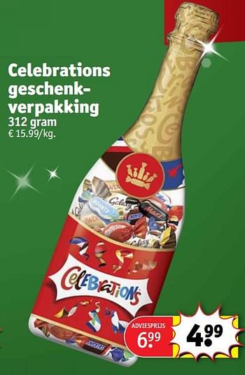 Promoties Celebrations geschenkverpakking - Celebrations - Geldig van 19/12/2023 tot 24/12/2023 bij Kruidvat