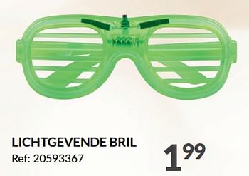 Promoties Lichtgevende bril - Huismerk - Fun - Geldig van 20/12/2023 tot 24/12/2023 bij Fun