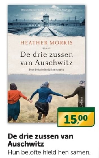 Promoties De drie zussen van auschwitz - Huismerk - Boekenvoordeel - Geldig van 16/12/2023 tot 24/12/2023 bij BoekenVoordeel