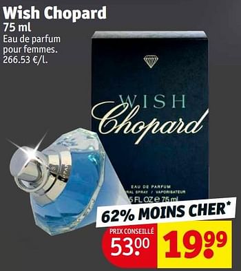 Promotions Wish chopard eau de parfum pour femmes - Chopard - Valide de 19/12/2023 à 24/12/2023 chez Kruidvat