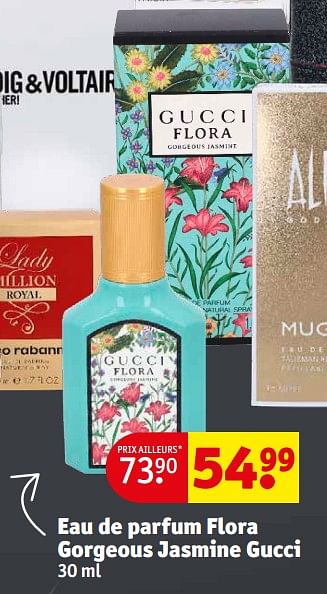 Promotions Eau de parfum flora gorgeous jasmine gucci - Gucci - Valide de 19/12/2023 à 24/12/2023 chez Kruidvat