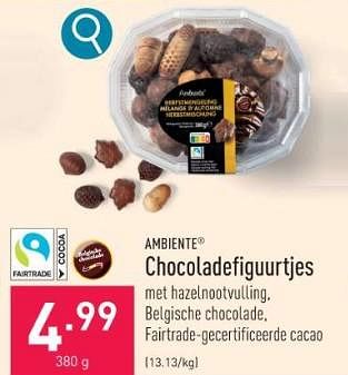 Promoties Chocoladefiguurtjes - Ambiente - Geldig van 26/12/2023 tot 31/12/2023 bij Aldi