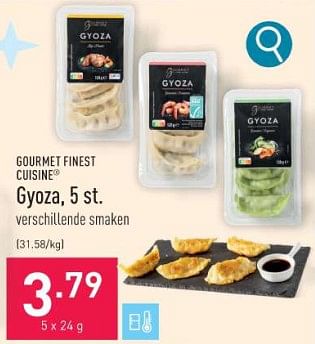 Promoties Gyoza - Gourmet Finest Cuisine - Geldig van 26/12/2023 tot 31/12/2023 bij Aldi