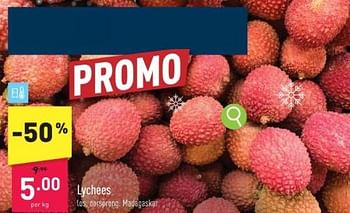 Promoties Lychees - Huismerk - Aldi - Geldig van 26/12/2023 tot 31/12/2023 bij Aldi