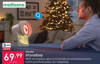 Promoties Medisana infraroodlamp - Medisana - Geldig van 27/12/2023 tot 31/12/2023 bij Aldi