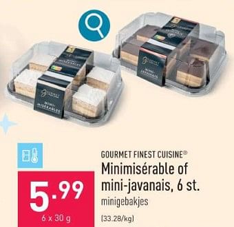 Promoties Minimisérable of mini-javanais - Gourmet Finest Cuisine - Geldig van 26/12/2023 tot 31/12/2023 bij Aldi