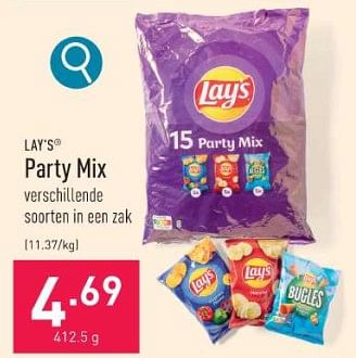 Promoties Party mix - Lay's - Geldig van 26/12/2023 tot 31/12/2023 bij Aldi