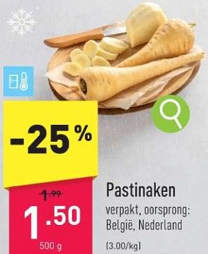 Promoties Pastinaken - Huismerk - Aldi - Geldig van 26/12/2023 tot 31/12/2023 bij Aldi
