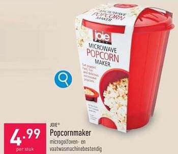 Promoties Popcornmaker - Joie - Geldig van 27/12/2023 tot 31/12/2023 bij Aldi