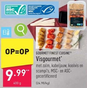 Promoties Visgourmet - Gourmet Finest Cuisine - Geldig van 26/12/2023 tot 31/12/2023 bij Aldi