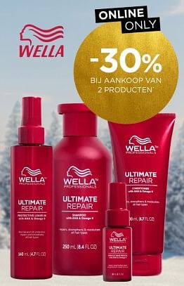 Promoties -30% bij aankoop van 2 producten - Wella - Geldig van 01/12/2023 tot 31/12/2023 bij ICI PARIS XL