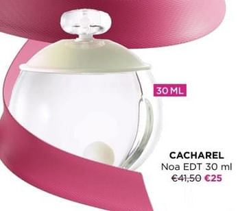 Promoties Cacharel noa edt - Cacharel - Geldig van 01/12/2023 tot 31/12/2023 bij ICI PARIS XL