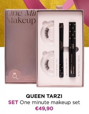 Promoties Queen tarzi set one minute makeup set - Queen Tarzi - Geldig van 01/12/2023 tot 31/12/2023 bij ICI PARIS XL
