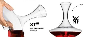 Promoties Decanteerkaraf - WMF - Geldig van 08/12/2023 tot 31/12/2023 bij Euro Shop