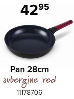 Promoties Pan aubergine red - Brabantia - Geldig van 08/12/2023 tot 31/12/2023 bij Euro Shop