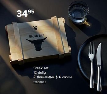 Promoties Steak set 12-delig - WMF - Geldig van 08/12/2023 tot 31/12/2023 bij Euro Shop