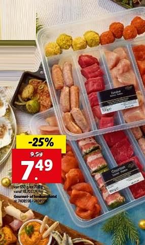 Promoties Gourmet- of fondueschotel - Huismerk - Lidl - Geldig van 27/12/2023 tot 02/01/2024 bij Lidl
