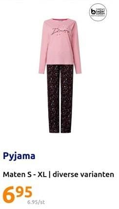 Promoties Pyjama - Huismerk - Action - Geldig van 20/12/2023 tot 26/12/2023 bij Action