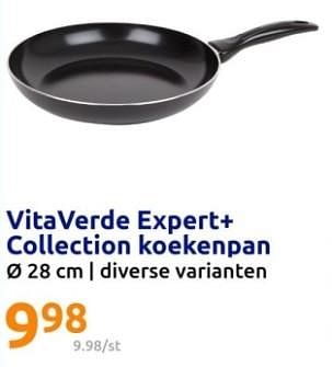Promoties Vitaverde expert+ collection koekenpan - Vita Verde - Geldig van 20/12/2023 tot 26/12/2023 bij Action
