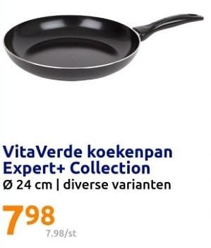 Promoties Vitaverde koekenpan expert+ collection - Vita Verde - Geldig van 20/12/2023 tot 26/12/2023 bij Action