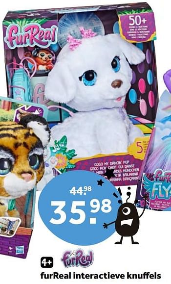 Promoties Furreal interactieve knuffels - Hasbro - Geldig van 16/12/2023 tot 26/12/2023 bij Intertoys