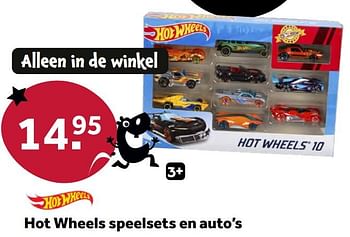 Promoties Hot wheels auto’s - Hot Wheels - Geldig van 16/12/2023 tot 26/12/2023 bij Intertoys
