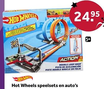 Promoties Hot wheels speelsets - Hot Wheels - Geldig van 16/12/2023 tot 26/12/2023 bij Intertoys