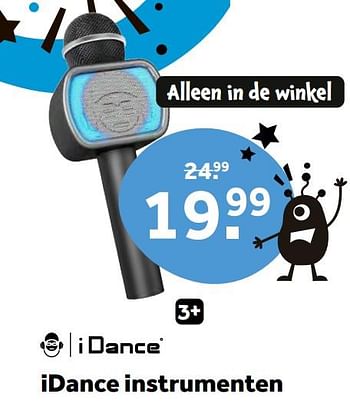 Promoties Idance instrumenten - I Dance - Geldig van 16/12/2023 tot 26/12/2023 bij Intertoys