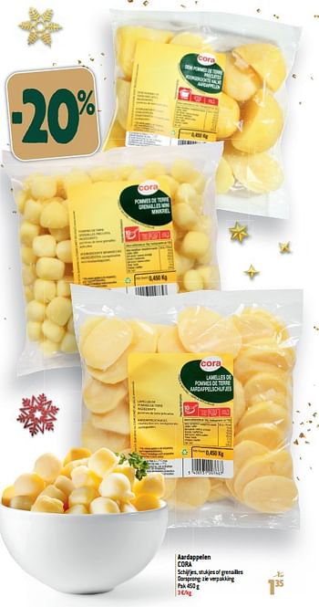 Promoties Aardappelen cora - Huismerk - Smatch - Geldig van 20/12/2023 tot 02/01/2024 bij Smatch