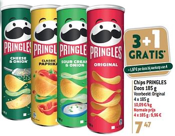 Promoties Chips pringles - Pringles - Geldig van 20/12/2023 tot 02/01/2024 bij Smatch