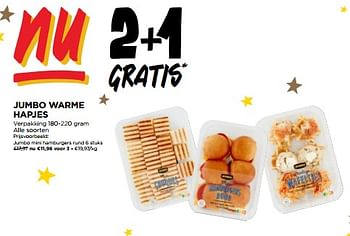 Promoties Jumbo mini hamburgers rund - Huismerk - Jumbo - Geldig van 20/12/2023 tot 26/12/2023 bij Jumbo