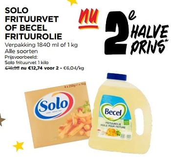 Promoties Solo frituurvet - Solo - Geldig van 20/12/2023 tot 26/12/2023 bij Jumbo