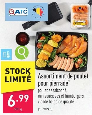 Promotions Assortiment de poulet pour pierrade - Produit maison - Aldi - Valide de 26/12/2023 à 31/12/2023 chez Aldi