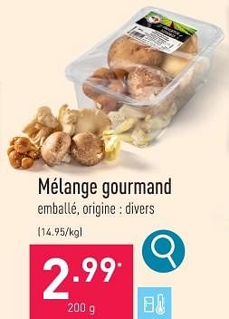 Promotions Mélange gourmand - Produit maison - Aldi - Valide de 26/12/2023 à 31/12/2023 chez Aldi