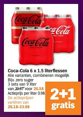 Promotions Coca-cola zero suger - Coca Cola - Valide de 18/12/2023 à 26/12/2023 chez Albert Heijn