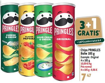 Promotions Chips pringles - Pringles - Valide de 20/12/2023 à 02/01/2024 chez Smatch