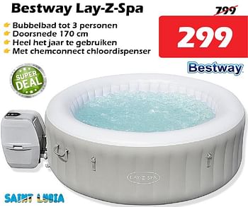 Promoties Bestway lay-z-spa - BestWay - Geldig van 14/12/2023 tot 29/12/2023 bij Itek