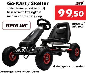 Promoties Go-kart - skelter hero air - Huismerk - Itek - Geldig van 14/12/2023 tot 29/12/2023 bij Itek