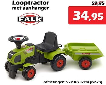 Promoties Looptractor met aanhanger - Falk - Geldig van 14/12/2023 tot 29/12/2023 bij Itek