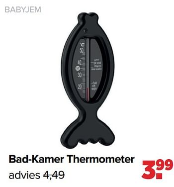 Promoties Babyjem bad-kamer thermometer - BabyJem - Geldig van 04/12/2023 tot 30/12/2023 bij Baby-Dump