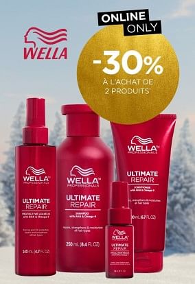 Promotions -30% à l`achat de 2 produits - Wella - Valide de 01/12/2023 à 31/12/2023 chez ICI PARIS XL