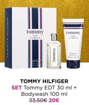 Promotions Tommy hilfiger set tommy edt + bodywash - Tommy Hilfiger - Valide de 01/12/2023 à 31/12/2023 chez ICI PARIS XL