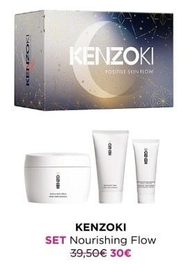 Promotions Kenzoki set nourishing flow - Kenzoki - Valide de 01/12/2023 à 31/12/2023 chez ICI PARIS XL