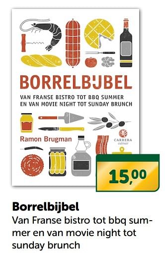 Promoties Borrelbijbel - Huismerk - Boekenvoordeel - Geldig van 23/12/2023 tot 26/12/2023 bij BoekenVoordeel