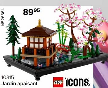 Promotions 10315 jardin apaisant - Lego - Valide de 15/12/2023 à 31/12/2023 chez Euro Shop