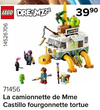 Promotions 71456 la camionnette de mme castillo fourgonnette tortue - Lego - Valide de 15/12/2023 à 31/12/2023 chez Euro Shop