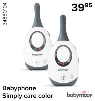 Promotions Babyphone simply care color - BabyMoov - Valide de 15/12/2023 à 31/12/2023 chez Euro Shop