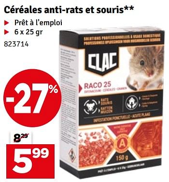 Promotions Céréales anti-rats et souris - Rodi - Valide de 19/12/2023 à 31/12/2023 chez Mr. Bricolage