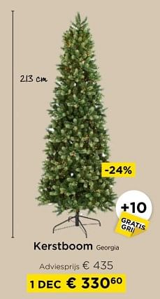 Promoties Kerstboom georgia - Huismerk - Molecule - Geldig van 01/12/2023 tot 31/12/2023 bij Molecule